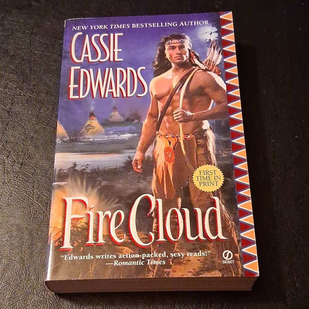 Fire Cloud by Cassie Edwards - Purple Cover Romance Paperback